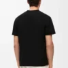 T-shirt ample en coton Noir