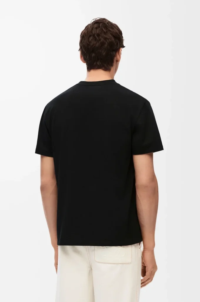 T-shirt ample en coton Noir
