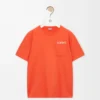 T-shirt ample en coton Orange