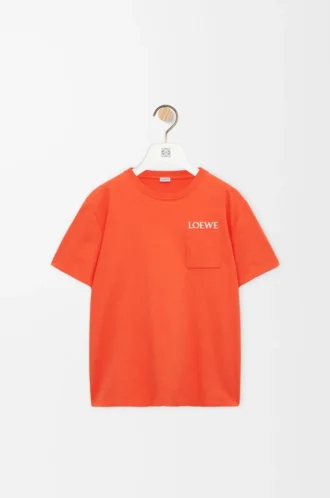 T-shirt ample en coton Orange