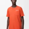 T-shirt ample en coton Orange