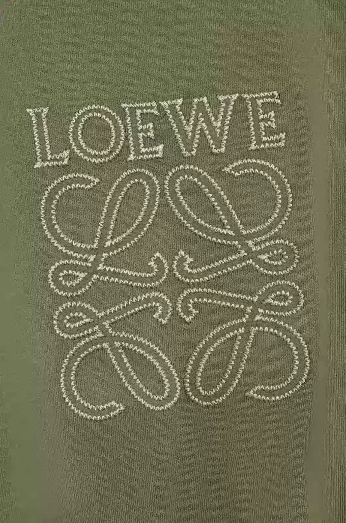 T-shirt ample en coton vert kaki