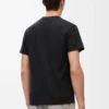 T-shirt coupe classique en coton anthracite T-shirt coupe classique en coton anthracite