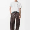 T-shirt coupe classique en coton blanc