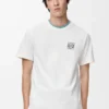 T-shirt coupe classique en coton blanc