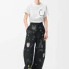 T-shirt coupe classique en coton blanc