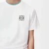 T-shirt coupe classique en coton blanc