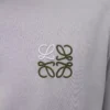T-shirt coupe classique en coton gris moyen