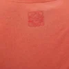 T-shirt coupe classique en coton orange