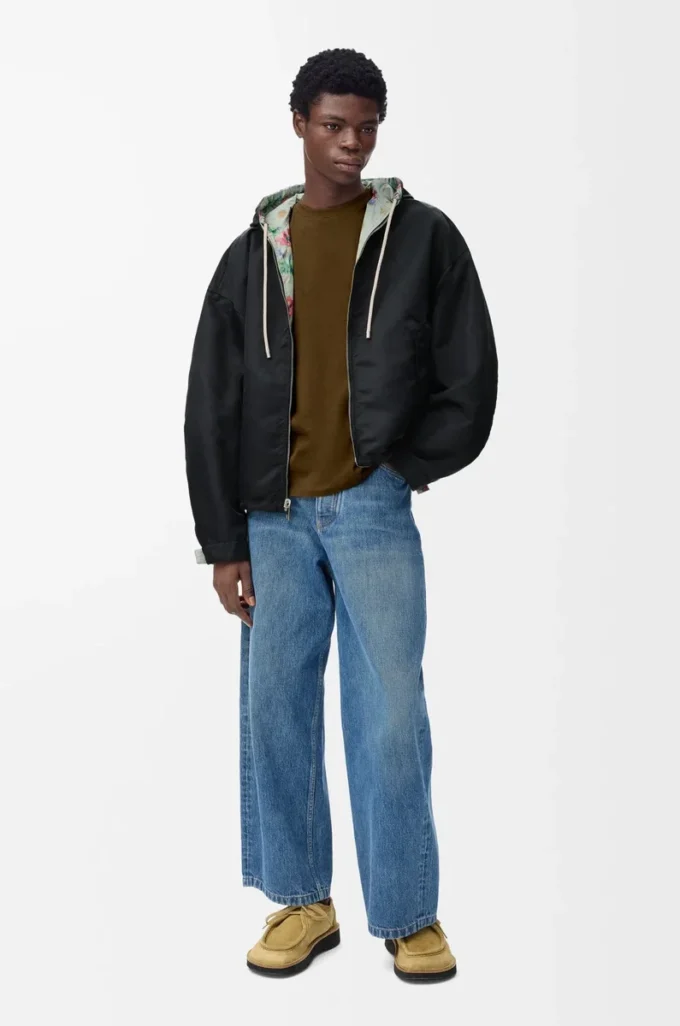 T-shirt coupe classique en coton vert kaki