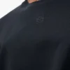 T-shirt court en coton Noir