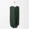 Top orné en viscose vert kaki Top orné en viscose vert kaki