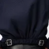 Veste ajustée en laine bleu marine