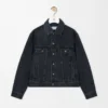 Veste Anagram en denim noir Veste Anagram en denim noir