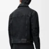 Veste Anagram en denim noir Veste Anagram en denim noir