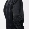 Veste Anagram en denim noir Veste Anagram en denim noir
