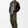 Veste aviateur en cuir de cerf couleur oxblood Veste aviateur en cuir de cerf couleur oxblood