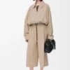 Veste ballon en coton Beige