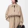 Veste ballon en coton Beige