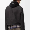 Veste ceinturée en coton Anthracite