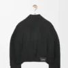 Veste ceinturée en laine Noir Veste ceinturée en laine Noir