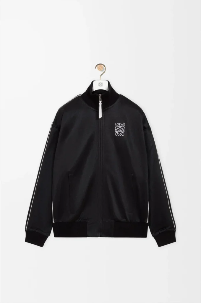 Veste de survêtement en jersey technique Noir Veste de survêtement en jersey technique Noir