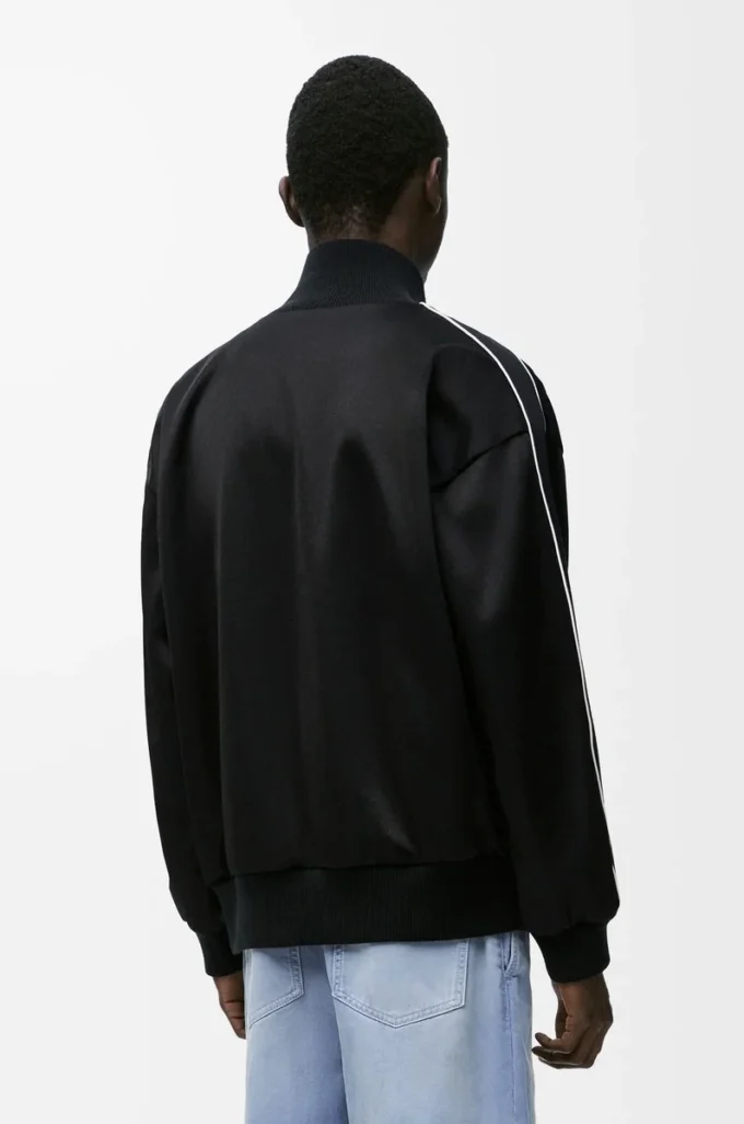 Veste de survêtement en jersey technique Noir Veste de survêtement en jersey technique Noir