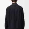 Veste de survêtement en laine bleu marine/gris Veste de survêtement en laine bleu marine/gris