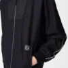 Veste de survêtement en laine bleu marine/gris Veste de survêtement en laine bleu marine/gris