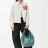 Veste de travail en coton et lin Écru