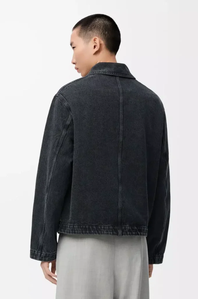 Veste de travail en denim Noir Veste de travail en denim Noir