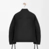 Veste de travail en mélange de cupro Noir