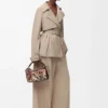 Veste en coton beige