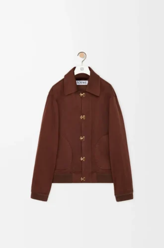 Veste en coton Marron/Marron foncé