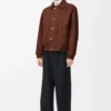 Veste en coton Marron/Marron foncé Veste en coton Marron/Marron foncé