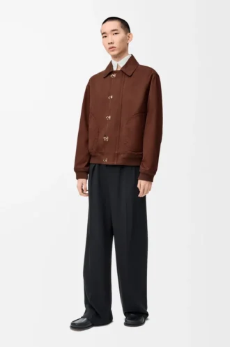 Veste en coton Marron/Marron foncé