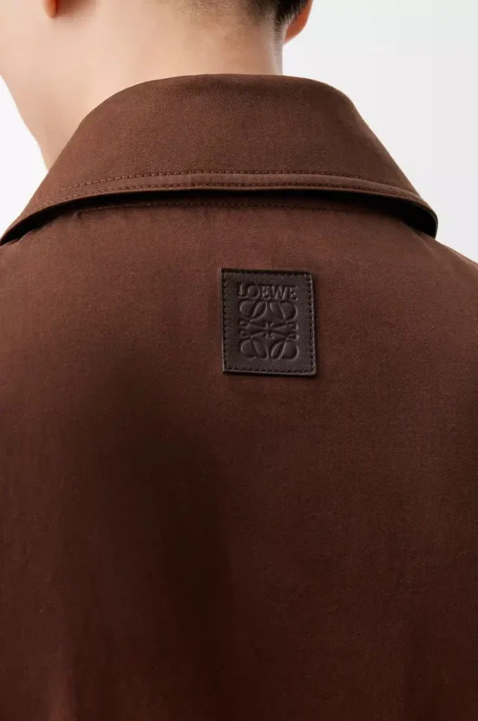 Veste en coton Marron/Marron foncé Veste en coton Marron/Marron foncé