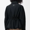 Veste en coton mélangé Noir
