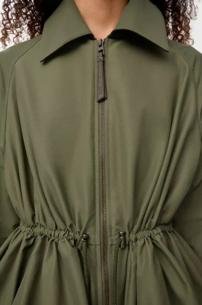 Veste en coton mélangé Vert kaki