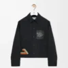 Veste en coton noir