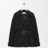 Veste en coton noir