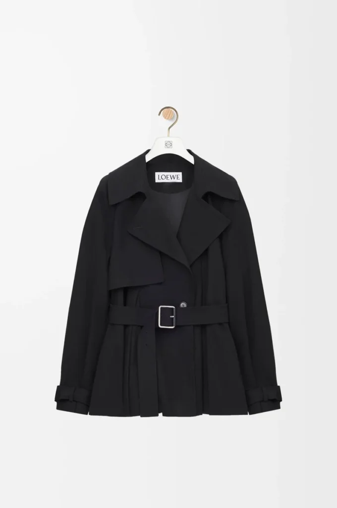 Veste en coton noir