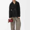 Veste en coton noir