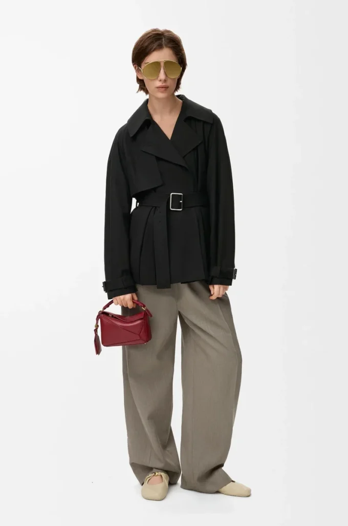 Veste en coton noir