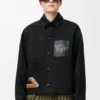 Veste en coton noir