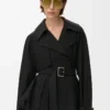 Veste en coton noir