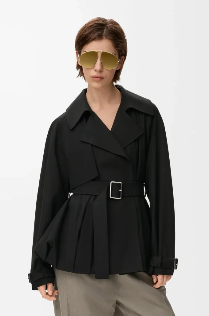 Veste en coton noir