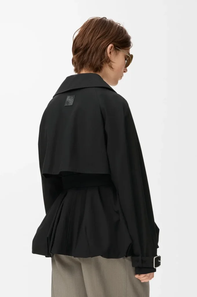 Veste en coton noir