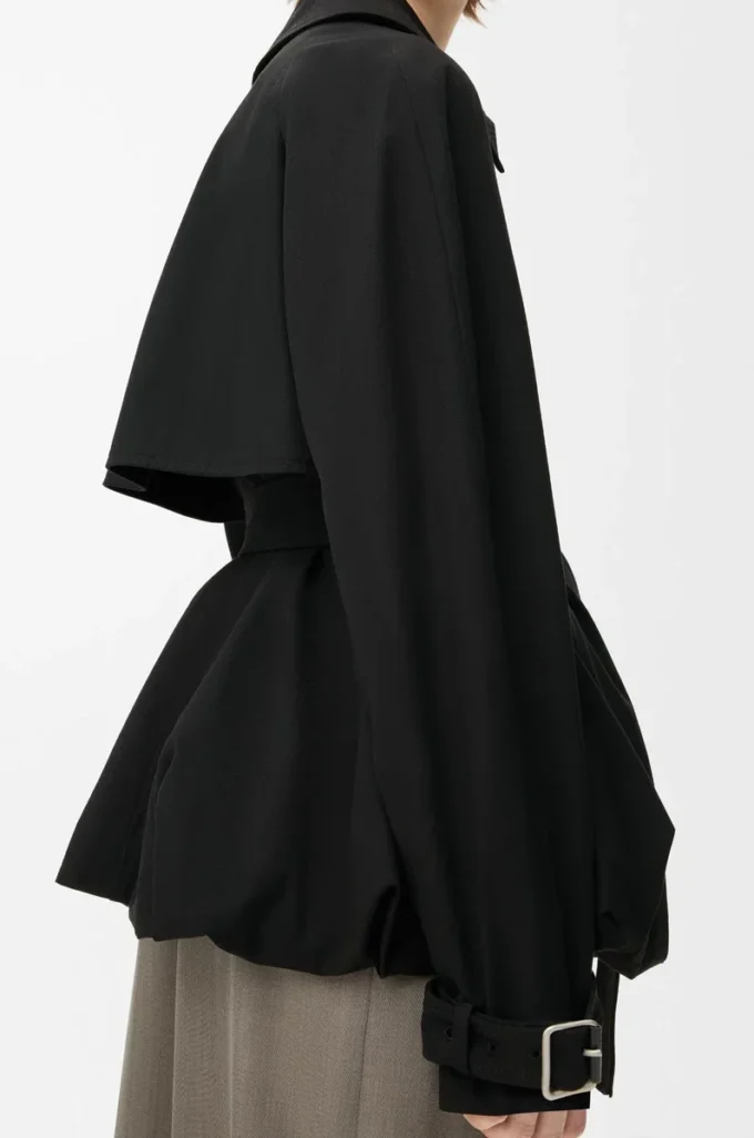 Veste en coton noir