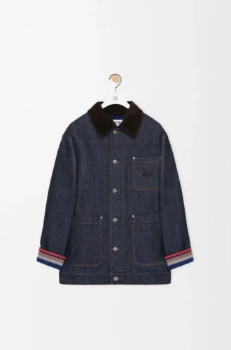 Veste en denim Raw Denim/Bleu